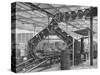 Conveyor Belt at Morris Motors Plant-null-Stretched Canvas