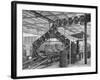 Conveyor Belt at Morris Motors Plant-null-Framed Photographic Print