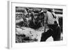 Convict Chain Gang and Prison Guard in Oglethorpe County, Georgia, May 1941-null-Framed Photo