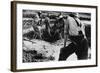 Convict Chain Gang and Prison Guard in Oglethorpe County, Georgia, May 1941-null-Framed Photo