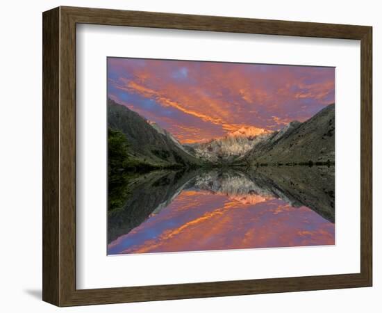 Convict Lake at sunrise, California.-Adam Jones-Framed Photographic Print