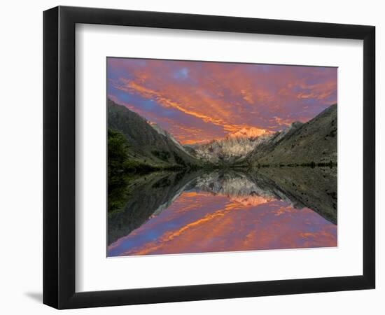 Convict Lake at sunrise, California.-Adam Jones-Framed Photographic Print