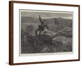 Convict Life on Dartmoor, a Dash for Freedom-Walter Bothams-Framed Giclee Print