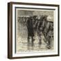 Convicts Returning from their Day's Work at Osaka-null-Framed Giclee Print