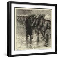 Convicts Returning from their Day's Work at Osaka-null-Framed Giclee Print