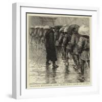 Convicts Returning from their Day's Work at Osaka-null-Framed Giclee Print