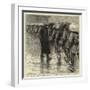 Convicts Returning from their Day's Work at Osaka-null-Framed Giclee Print