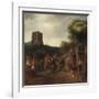 Conviviality Near the Inn, early 1650s-Constantin Daniel van Renesse-Framed Giclee Print