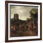 Conviviality Near the Inn, early 1650s-Constantin Daniel van Renesse-Framed Giclee Print