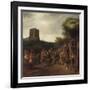 Conviviality Near the Inn, early 1650s-Constantin Daniel van Renesse-Framed Giclee Print