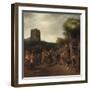 Conviviality Near the Inn, early 1650s-Constantin Daniel van Renesse-Framed Giclee Print