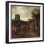 Conviviality Near the Inn, early 1650s-Constantin Daniel van Renesse-Framed Giclee Print