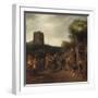 Conviviality Near the Inn, early 1650s-Constantin Daniel van Renesse-Framed Giclee Print