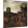 Conviviality Near the Inn, early 1650s-Constantin Daniel van Renesse-Mounted Giclee Print