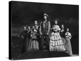 Convoi by Femmes WESTWARD THE WOMEN by William A Wellman with Renata Vanni, Robert Taylor, Denise D-null-Stretched Canvas