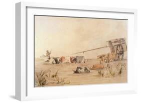 Convoy Crosses River, 1829-Emile Bernard-Framed Giclee Print