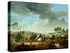 Convoy Escorted by French Dragoons-Jacques Francois Joseph Swebach-Stretched Canvas