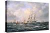 Convoy of East Indiamen Amid Fishing Boats-Richard Willis-Stretched Canvas