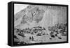 Convoy of Muleteers at the Foot of the Cordillera, South America, 1895-null-Framed Stretched Canvas