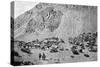 Convoy of Muleteers at the Foot of the Cordillera, South America, 1895-null-Stretched Canvas