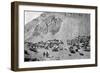 Convoy of Muleteers at the Foot of the Cordillera, South America, 1895-null-Framed Giclee Print