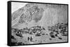 Convoy of Muleteers at the Foot of the Cordillera, South America, 1895-null-Framed Stretched Canvas