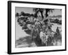 Convoy of Muslims Migrating from the Sikh State of Faridkot after the Division of India-Margaret Bourke-White-Framed Photographic Print