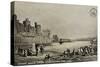 Conway Bridge under Construction, 1848-null-Stretched Canvas