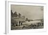 Conway Bridge under Construction, 1848-null-Framed Giclee Print