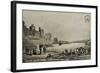 Conway Bridge under Construction, 1848-null-Framed Giclee Print