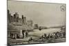 Conway Bridge under Construction, 1848-null-Mounted Giclee Print
