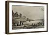 Conway Bridge under Construction, 1848-null-Framed Giclee Print