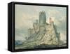 Conway Castle, 18th Century-Thomas Girtin-Framed Stretched Canvas