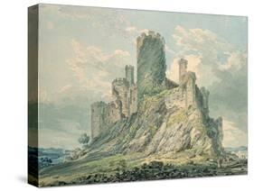 Conway Castle, 18th Century-Thomas Girtin-Stretched Canvas