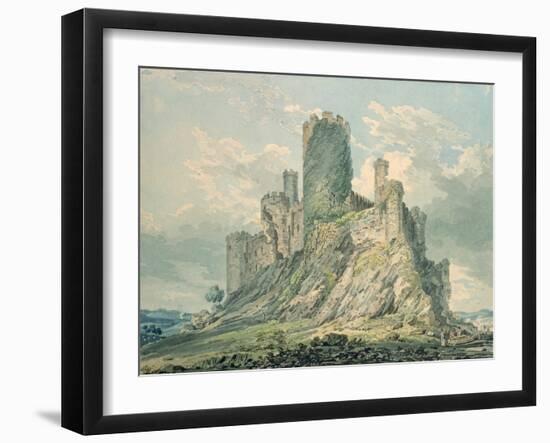 Conway Castle, 18th Century-Thomas Girtin-Framed Giclee Print