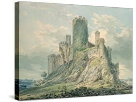 Conway Castle, 18th Century-Thomas Girtin-Stretched Canvas