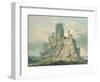 Conway Castle, 18th Century-Thomas Girtin-Framed Giclee Print