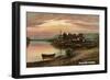 Conway Castle, Caernarvonshire, North Wales, Late 19th or Early 20th Century-Langsdorff and Co-Framed Giclee Print