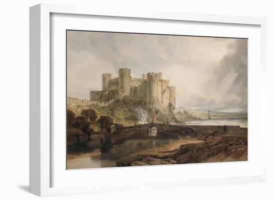 Conway Castle, circa 1802-JMW Turner-Framed Giclee Print