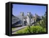 Conway Castle, Gwynedd, North Wales, UK-Nigel Francis-Framed Stretched Canvas