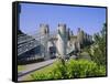 Conway Castle, Gwynedd, North Wales, UK-Nigel Francis-Framed Stretched Canvas