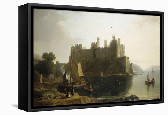 Conway Castle, North Wales-William Daniell-Framed Stretched Canvas