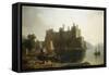 Conway Castle, North Wales-William Daniell-Framed Stretched Canvas