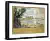 Conway Castle, Poster Advertising the London, Midland and Scottish Railway, c.1930-Sir David Murray-Framed Giclee Print