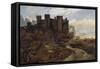 Conway Castle-William Davis-Framed Stretched Canvas