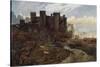 Conway Castle-William Davis-Stretched Canvas