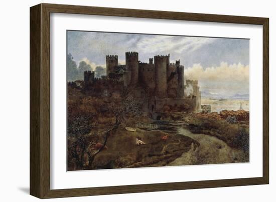 Conway Castle-William Davis-Framed Giclee Print