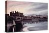 Conwy Bridge-Jane Carpanini-Stretched Canvas