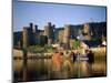 Conwy Castle and River Conwy, Wales-Steve Vidler-Mounted Photographic Print