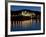 Conwy Castle and Town at Dusk, Conwy, Wales, United Kingdom, Europe-John Woodworth-Framed Photographic Print